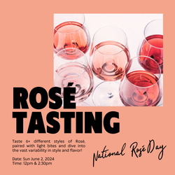Rosé Day Comparative Wine Tasting