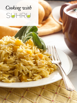 Cooking with Suhru: Sauvignon Blanc + Roasted Butternut Squash Orzo
